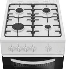 Indesit 50cm Single Cavity Gas Cooker - I5G1KMW