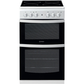 Indesit 50cm Twin Cavity Electric Cooker - ID5V92KMW 