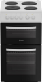 Indesit 50cm Twin Cavity Electric Cooker - ITE5EMW