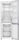 Indesit 54cm No Frost Fridge Freezer - INKF8251S4UK