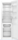Indesit 54cm No Frost Fridge Freezer - INKF8251W4UK