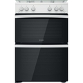 Indesit 60cm Double Oven Gas Cooker - ID67G0MCWUK