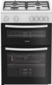 Indesit 60cm Double Oven Gas Cooker - IDG6GW