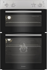 Indesit 90cm Built In Electric Double Oven - DII10NS