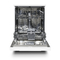 Montpellier 13PL Freestanding Fullsize Dishwasher - MDWD1354W