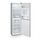 Montpellier 54cm Frost Free Fridge Freezer - MFF185DX