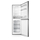 Montpellier 55cm No Frost Fridge Freezer - MNF167ES
