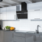 Montpellier 60cm Angled Chimney Hood - MHD650BK