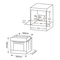 Montpellier 60cm Built In Electric Single Oven - SFO73B