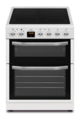 New World 60cm Double Oven Ceramic Cooker - NWTOP63DCW
