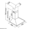 SIA 70cm Chimney Hood - CHL70SS