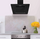 Statesman 60cm Angled Chimney Hood - ACH160BL