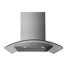 Statesman 60cm Glass Chimney Hood - CGH160GS