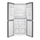 Statesman 79.5cm American Fridge Freezer - MD018362NI