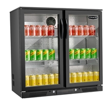 Sterling Pro Green 180 Hinged Double Door Bottle Cooler - SP2HC-BH