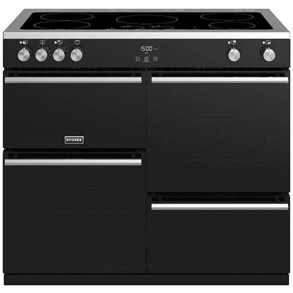 Stoves 100cm Induction Range Cooker PRECISION DX S1000EI BK West