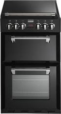 Stoves 55cm Double Oven Dual Fuel Cooker - RICHMOND 550DFW BLK - 444442896