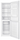 Teknix 54cm Frost Free Fridge Freezer - FF1815W