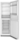 Teknix 54cm Smart Frost Fridge Freezer - SMF1755W/E