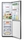 Teknix 55cm Total No Frost Fridge Freezer - FFH1825WB/E
