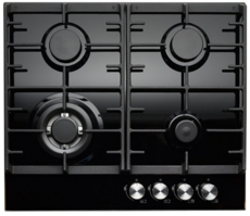 Teknix 60cm 4 Burner Gas Hob - SCGH61B