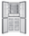 Teknix 79.5cm Multi Door Fridge Freezer - TMD18079BI