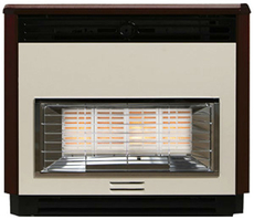 Valor Outset Radiant Gas Fire - Brava Electronic Teak (05347E1) 