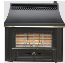 Valor Outset Radiant Gas Fire - Black Beauty Electronic (05347E2)