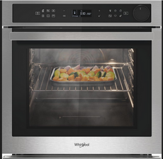Whirlpool 60cm Built in Hydrolytic Pyrolytic Single Oven - AKZ9S8271IX