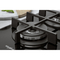 Whirlpool 73cm 5 Burner Gas on Glass Hob - GOWL758NB