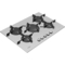 Whirlpool 75cm 5 Burner Gas Hob - PMW75D2IXL
