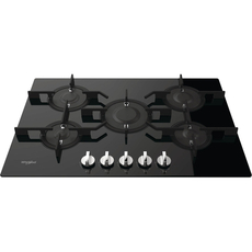 Whirlpool 75cm 5 Burner Gas Hob - POW75D2NB