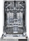 White Knight 10PL Slimline Integrated Dishwasher - AT45BIDW