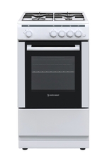 White Knight 50cm Single Cavity Gas Cooker - ATSCG50W 