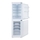 Willow 50/50 Built In Static Fridge Freezer - WBI5050SW