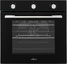 Willow 60cm Single Fan Oven - WOF60BK