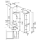 Zanussi 70/30 Built In Frost Free Fridge Freezer  - ZNNN18ES3 